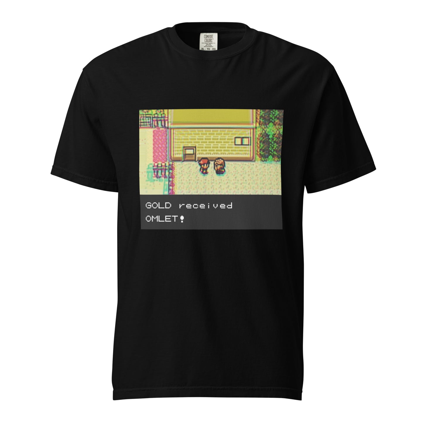 Gold Received Omlet! - Unisex garment-dyed heavyweight t-shirt