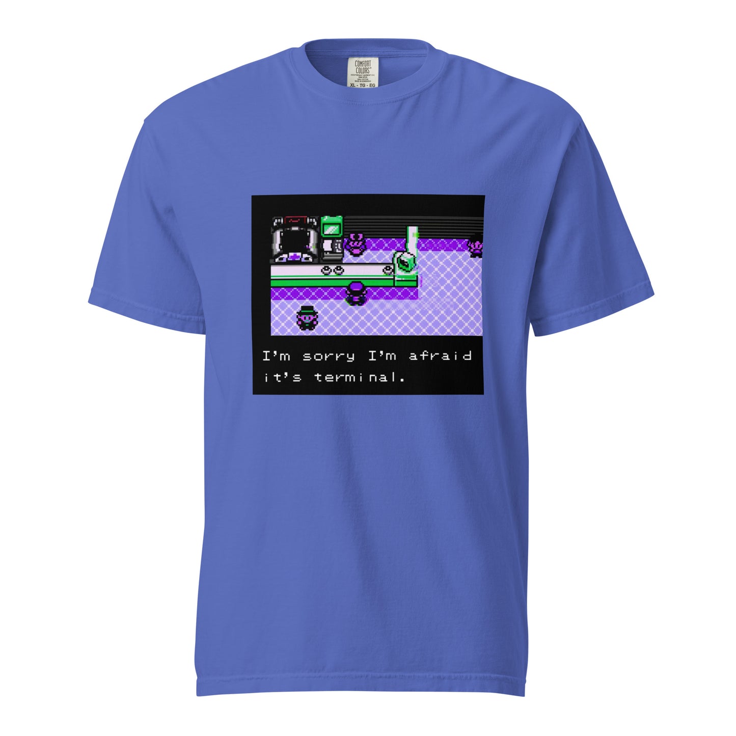I'm Afraid It's Terminal — Unisex garment-dyed heavyweight t-shirt