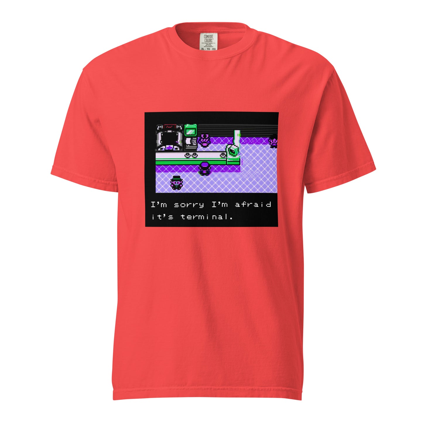 I'm Afraid It's Terminal — Unisex garment-dyed heavyweight t-shirt