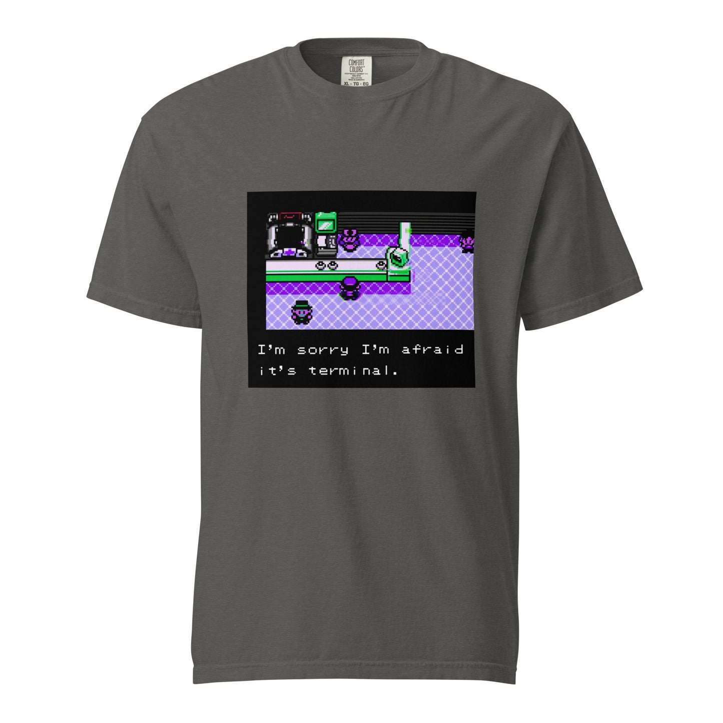 I'm Afraid It's Terminal — Unisex garment-dyed heavyweight t-shirt