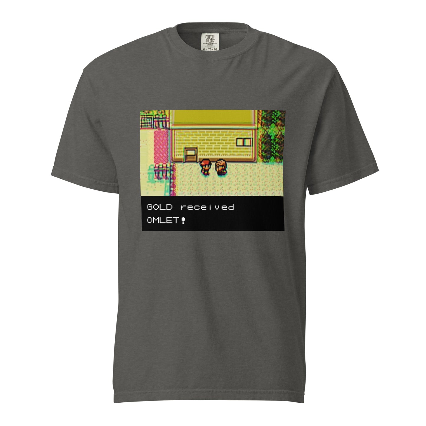 Gold Received Omlet! - Unisex garment-dyed heavyweight t-shirt