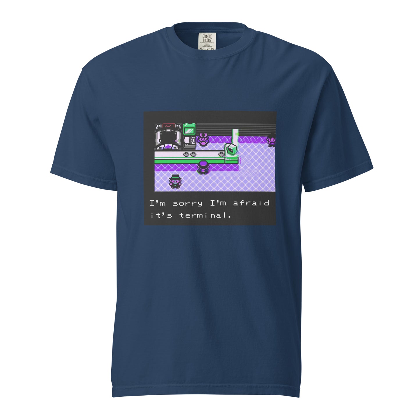 I'm Afraid It's Terminal — Unisex garment-dyed heavyweight t-shirt