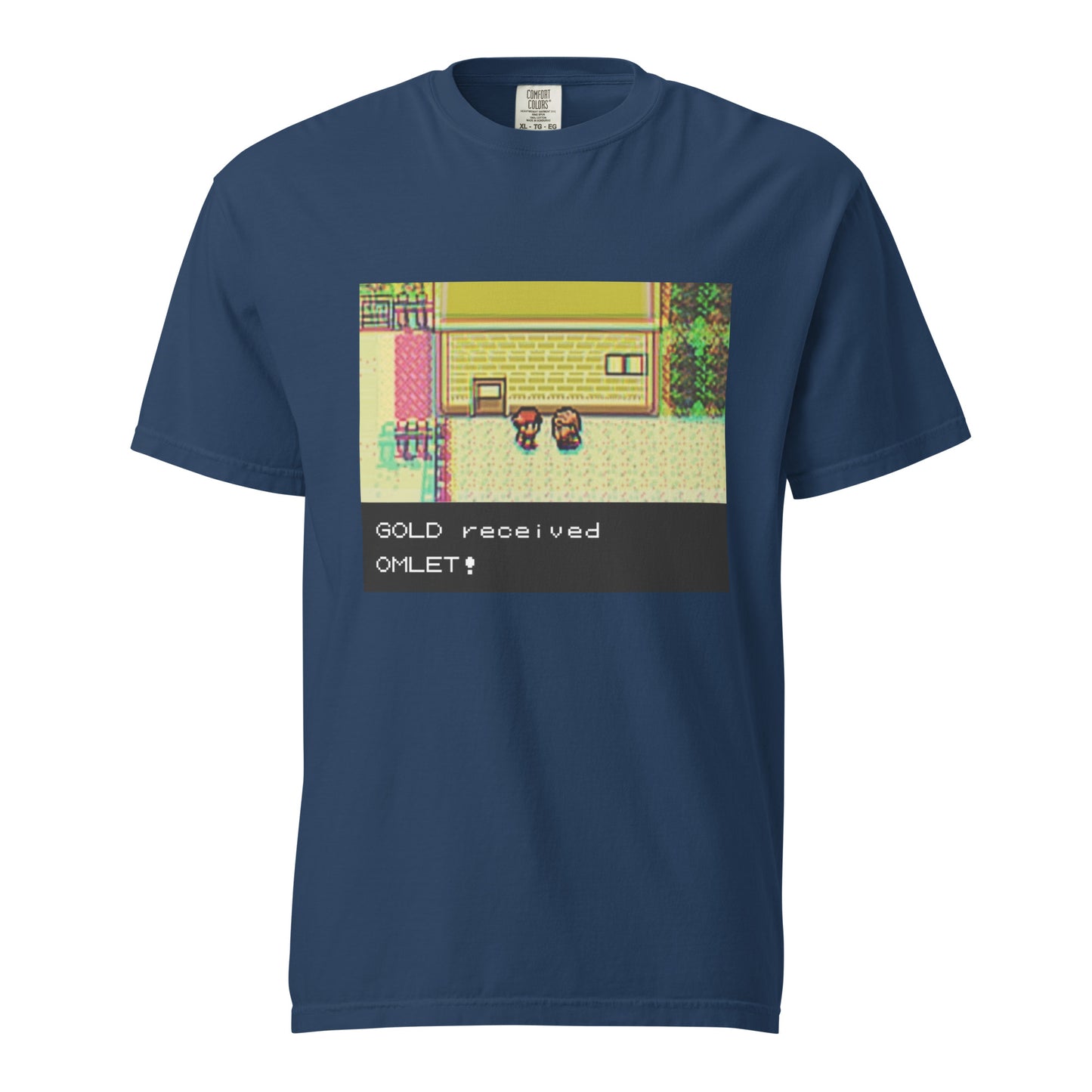 Gold Received Omlet! - Unisex garment-dyed heavyweight t-shirt